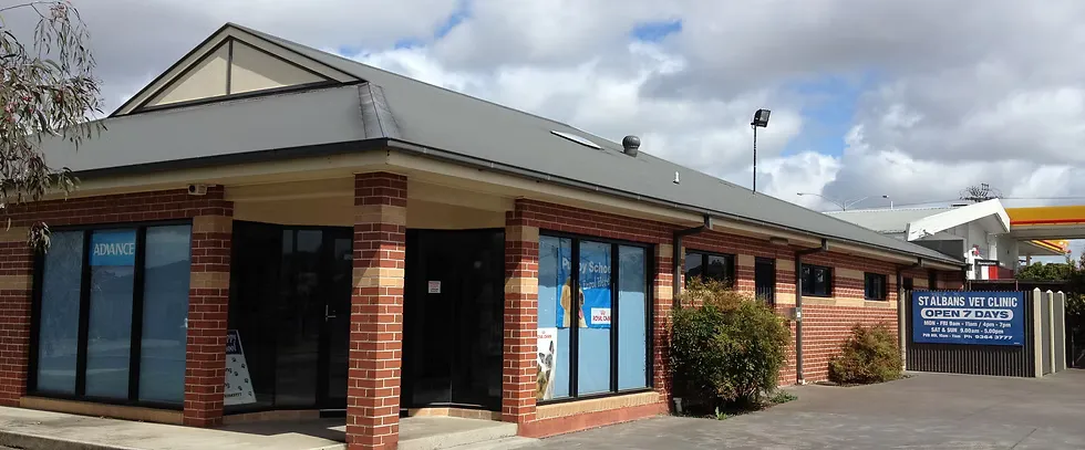 Front of St Albans Veterinary Clinic building